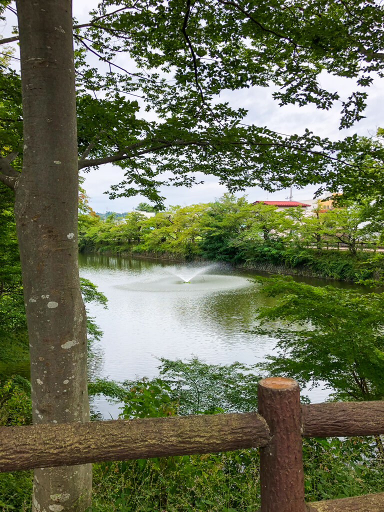 棚倉城跡　噴水